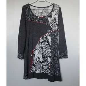 Papillon Short Grey Dress M